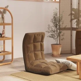 Silla de suelo plegable de tela marrón by , Floor chairs - Ref: Foro24-336587, Price: 73,76 €, Discount: %