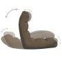 Silla de suelo plegable de tela marrón de , Sillas de suelo - Ref: Foro24-336587, Precio: 73,76 €, Descuento: %