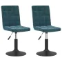 Sillas de comedor giratorias 2 uds terciopelo azul by , dining chairs - Ref: Foro24-335745, Price: 106,94 €, Discount: %