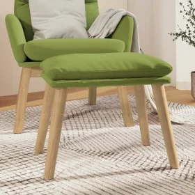 Reposapiés de terciopelo verde claro 45x29,5x35 cm by , Ottomans - Ref: Foro24-341438, Price: 33,52 €, Discount: %