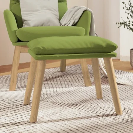 Reposapiés de terciopelo verde claro 45x29,5x35 cm by , Ottomans - Ref: Foro24-341438, Price: 33,52 €, Discount: %