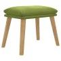 Reposapiés de terciopelo verde claro 45x29,5x35 cm by , Ottomans - Ref: Foro24-341438, Price: 33,52 €, Discount: %