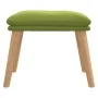 Reposapiés de terciopelo verde claro 45x29,5x35 cm by , Ottomans - Ref: Foro24-341438, Price: 33,52 €, Discount: %
