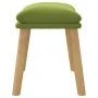 Reposapiés de terciopelo verde claro 45x29,5x35 cm by , Ottomans - Ref: Foro24-341438, Price: 33,52 €, Discount: %