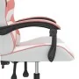 Silla gaming giratoria cuero sintético blanco y rosa von , Gaming-Stühle - Ref: Foro24-349552, Preis: 104,22 €, Rabatt: %