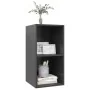 Mueble de pared para TV madera contrachapada gris 37x37x72 cm by , TV Furniture - Ref: Foro24-805473, Price: 34,39 €, Discoun...