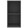 Mueble de pared para TV madera contrachapada gris 37x37x72 cm by , TV Furniture - Ref: Foro24-805473, Price: 34,39 €, Discoun...