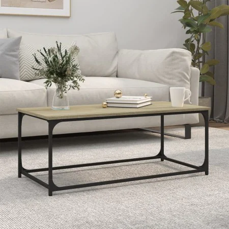 Mesa de centro madera y hierro roble Sonoma 102x50x40 cm von , Couchtisch - Ref: Foro24-823298, Preis: 46,48 €, Rabatt: %