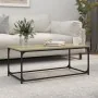 Mesa de centro madera y hierro roble Sonoma 102x50x40 cm von , Couchtisch - Ref: Foro24-823298, Preis: 46,48 €, Rabatt: %