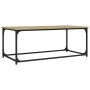 Mesa de centro madera y hierro roble Sonoma 102x50x40 cm von , Couchtisch - Ref: Foro24-823298, Preis: 46,48 €, Rabatt: %