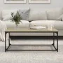 Mesa de centro madera y hierro roble Sonoma 102x50x40 cm von , Couchtisch - Ref: Foro24-823298, Preis: 46,48 €, Rabatt: %