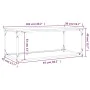 Mesa de centro madera y hierro roble Sonoma 102x50x40 cm von , Couchtisch - Ref: Foro24-823298, Preis: 46,48 €, Rabatt: %