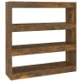 Estantería/divisor de espacios roble ahumado 100x30x103 cm by , Bookcases and shelves - Ref: Foro24-813632, Price: 87,92 €, D...