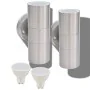 Lámpara de exterior 2 uds acero ascendente/descendente by , Outdoor lighting - Ref: Foro24-42415, Price: 52,94 €, Discount: %