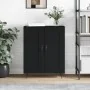 Aparador de madera de ingeniería negro 69,5x34x90 cm by , Sideboards - Ref: Foro24-830189, Price: 81,89 €, Discount: %