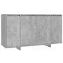 Aparador de madera contrachapada gris hormigón 135x41x75 cm von , Sideboards - Ref: Foro24-809597, Preis: 157,65 €, Rabatt: %