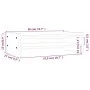 Soporte para monitor madera maciza de pino negro 50x27x15 cm by , Computer bases and risers - Ref: Foro24-814023, Price: 26,9...