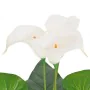 Planta cala lilly artificial con macetero 45 cm blanca by , artificial flora - Ref: Foro24-244443, Price: 22,65 €, Discount: %