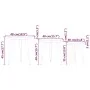 Juego de mesitas auxiliares 3 piezas MDF y hierro marrón oscuro by , Side tables - Ref: Foro24-286094, Price: 95,26 €, Discou...