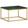 Mesa de centro piedra real textura de mármol verde 60x60x35 cm by , Coffee table - Ref: Foro24-286440, Price: 132,00 €, Disco...