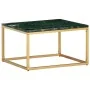 Mesa de centro piedra real textura de mármol verde 60x60x35 cm by , Coffee table - Ref: Foro24-286440, Price: 132,00 €, Disco...