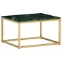 Mesa de centro piedra real textura de mármol verde 60x60x35 cm by , Coffee table - Ref: Foro24-286440, Price: 132,00 €, Disco...
