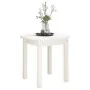 Mesa de centro de madera maciza de pino blanco Ø 45x40 cm by , Coffee table - Ref: Foro24-822333, Price: 38,41 €, Discount: %