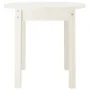 Mesa de centro de madera maciza de pino blanco Ø 45x40 cm by , Coffee table - Ref: Foro24-822333, Price: 38,41 €, Discount: %