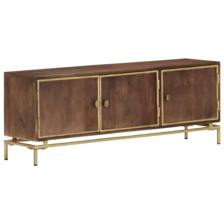 Mueble de TV de madera maciza de mango 120x30x46 cm von , TV-Möbel - Ref: Foro24-287756, Preis: 207,29 €, Rabatt: %