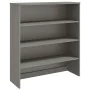 Aparador superior HAMAR pino macizo gris claro 90x30x100 cm by , Sideboards - Ref: Foro24-340435, Price: 95,28 €, Discount: %