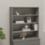 Aparador superior HAMAR pino macizo gris claro 90x30x100 cm by , Sideboards - Ref: Foro24-340435, Price: 95,28 €, Discount: %