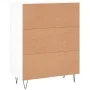Aparador de madera de ingeniería blanco 69,5x34x90 cm de , Aparadores - Ref: Foro24-830252, Precio: 92,25 €, Descuento: %