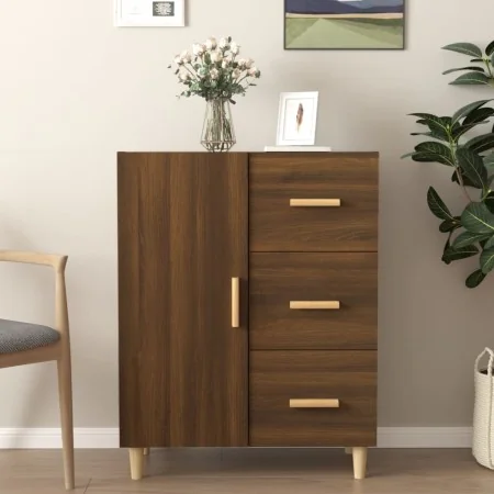 Aparador de madera de ingeniería marrón roble 69,5x34x90 cm von , Sideboards - Ref: Foro24-817353, Preis: 83,55 €, Rabatt: %