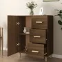 Aparador de madera de ingeniería marrón roble 69,5x34x90 cm von , Sideboards - Ref: Foro24-817353, Preis: 83,55 €, Rabatt: %