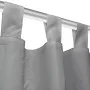 Cortinas de micro-raso con bucles 2 unidades 140x245 cm gris by , Curtains and curtains - Ref: Foro24-132215, Price: 32,04 €,...