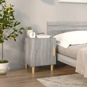 Mesita de noche madera contrachapada gris Sonoma von , Nachttische - Ref: Foro24-817311, Preis: 38,31 €, Rabatt: %