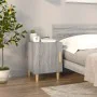 Mesita de noche madera contrachapada gris Sonoma de , Mesitas de noche - Ref: Foro24-817311, Precio: 38,30 €, Descuento: %