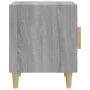Mesita de noche madera contrachapada gris Sonoma de , Mesitas de noche - Ref: Foro24-817311, Precio: 38,30 €, Descuento: %