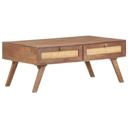 Mesa de centro de madera maciza de mango 100x60x40 cm by , Coffee table - Ref: Foro24-323599, Price: 157,87 €, Discount: %