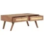 Mesa de centro de madera maciza de mango 100x60x40 cm by , Coffee table - Ref: Foro24-323599, Price: 157,87 €, Discount: %