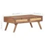 Mesa de centro de madera maciza de mango 100x60x40 cm by , Coffee table - Ref: Foro24-323599, Price: 157,87 €, Discount: %