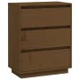 Aparador de madera maciza de pino marrón miel 60x34x75 cm von , Sideboards - Ref: Foro24-813363, Preis: 79,12 €, Rabatt: %