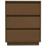 Aparador de madera maciza de pino marrón miel 60x34x75 cm von , Sideboards - Ref: Foro24-813363, Preis: 79,12 €, Rabatt: %