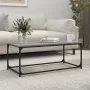 Mesa de centro madera y hierro gris Sonoma 102x50x40 cm de , Mesas de centro - Ref: Foro24-823300, Precio: 54,05 €, Descuento: %