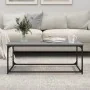 Mesa de centro madera y hierro gris Sonoma 102x50x40 cm de , Mesas de centro - Ref: Foro24-823300, Precio: 54,05 €, Descuento: %