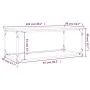Mesa de centro madera y hierro gris Sonoma 102x50x40 cm de , Mesas de centro - Ref: Foro24-823300, Precio: 54,05 €, Descuento: %