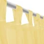 Cortinas de gasa 2 unidades 140x175 cm amarillo de , Cortinas y visillos - Ref: Foro24-132248, Precio: 20,51 €, Descuento: %
