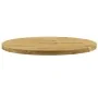 Superficie de mesa redonda madera maciza de roble 44 mm 800 mm von , Tischplatten - Ref: Foro24-245996, Preis: 225,30 €, Raba...
