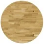 Superficie de mesa redonda madera maciza de roble 44 mm 800 mm von , Tischplatten - Ref: Foro24-245996, Preis: 225,30 €, Raba...
