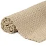 Alfombra rectangular algodón natural 80x160 cm by , Rugs - Ref: Foro24-345110, Price: 45,83 €, Discount: %